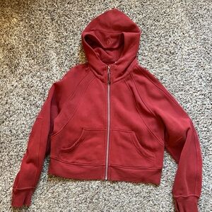 Lululemon full zip oversized crop scuba